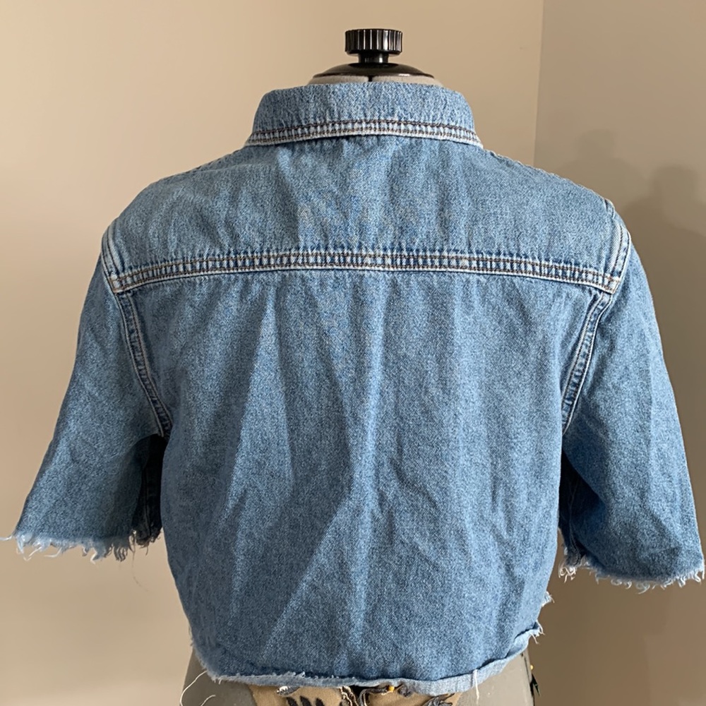 Free People Denim Crop - Picture 2 of 4